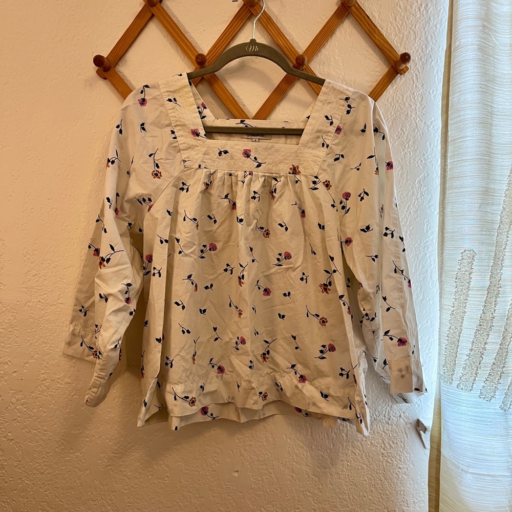 Floral Madewell blouse